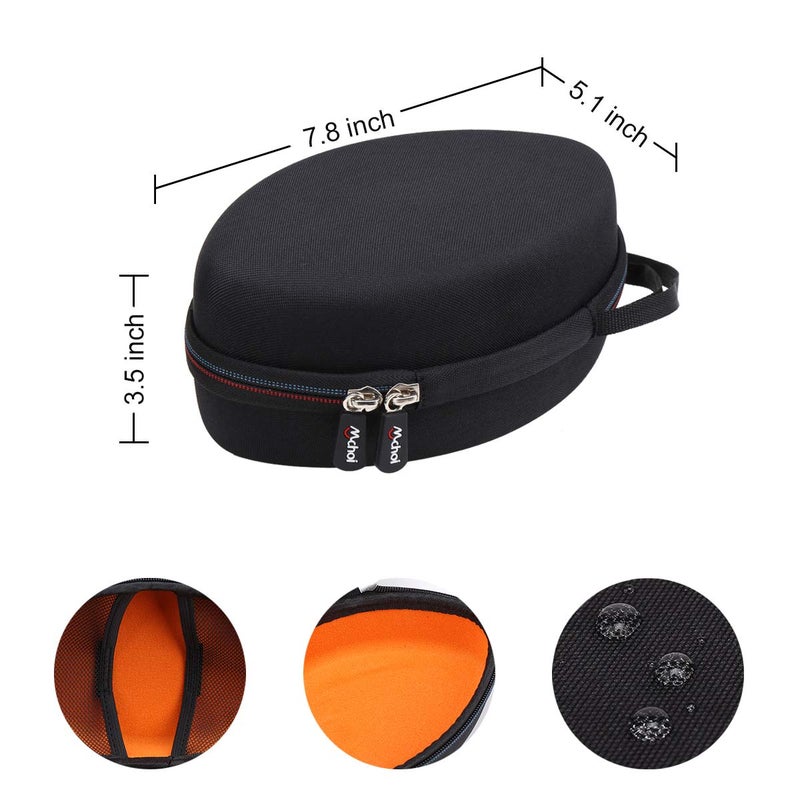 Mchoi Hard Headphone Travel Case Fits for AILIHEN C8 / Artix CL750 / ELECDER i39 Wired Headphones Folding Lightweight Headset, Case Only - Image 4